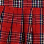 Vorschaubild 4 von Faltenrock Kinder Rot Gr. 128 Kariert Preppy Schule Herbst/Winter Minirock