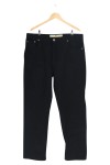 Vorschaubild 1 von Stoffhose Herren Gr. W40 Schwarz Baumwolle Uni Elegant Klassisch