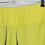 Vorschaubild 4 von Sportrock Damen Gr. 42/XL Gelb Uni Sportlich Frühjahr/Sommer Logo Minirock