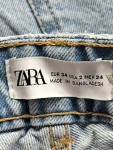 Vorschaubild 3 von Zara High Waist Jeans blau Größe 34