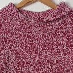 Vorschaubild 4 von Pullover Kinder Gr. 134 Rot Meliert Casual Langarm Freizeit Herbst/Winter