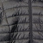 Vorschaubild 4 von Steppmantel Damen Gr. 42/XL Schwarz Polyester Uni Casual Langarm