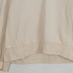 Vorschaubild 5 von Sweatshirt Damen Beige Gr. 42/XL Baumwolle Schriftzug Casual Langarm