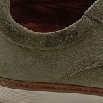 Vorschaubild 4 von Stiefel Herren Gr. 45 Oliv Leder Schnürung 2 cm Casual Freizeit Uni