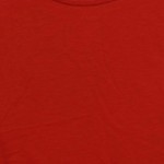 Vorschaubild 3 von T-Shirt Damen Rot Gr. 44 Baumwolle Uni Casual Kurzarm Freizeit