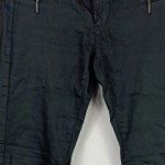 Vorschaubild 4 von Stoffhose Damen Gr. W31/40/L Schwarz Baumwolle Uni Casual Freizeit L31
