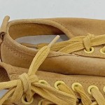 Vorschaubild 4 von Sneaker low Damen Gr. 36 Gelb Leder Schnürung Casual Freizeit Uni Logo