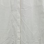 Vorschaubild 4 von Hemdbluse Damen Weiß Gr. 42 Baumwolle Leinen Uni Casual 3/4-Arm Knopf