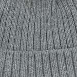 Vorschaubild 5 von Mütze Strickmütze Beanie Bommel Rosa Grau Polyacryl Meliert Sportlich