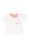 Vorschaubild 1 von T-Shirt Mädchen Gr. 62 Weiß Flamingo Kurzarm Casual