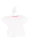 Vorschaubild 2 von T-Shirt Mädchen Gr. 62 Weiß Flamingo Kurzarm Casual
