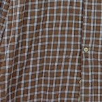 Vorschaubild 5 von Freizeithemd Herren Gr. 42/XL Braun Baumwolle Kariert Casual Langarm