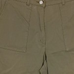 Vorschaubild 4 von Cargohose Damen Oliv Gr. W31/40/L Baumwolle Uni Casual Knopf 39 cm 56 cm