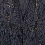 Vorschaubild 5 von Leichte Weste Damen Blau Gr. 44/XXL Viskose Uni Elegant Ärmellos