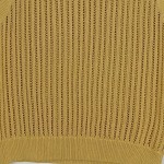 Vorschaubild 5 von Pullunder Damen Gelb Gr. 42/XL Polyester Lochmuster Casual Ärmellos