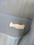 Vorschaubild 3 von Klassischer Mantel Damen Gr. 42/XL Blau Polyester Uni Elegant Langarm