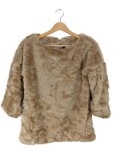 Vorschaubild 1 von Zara Knit Felljacken wollweiß Größe 36