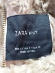 Vorschaubild 3 von Zara Knit Felljacken wollweiß Größe 36
