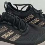 Vorschaubild 4 von Sneaker low Damen Gr. 36,5 Schwarz Textil Schnürung Sportlich Freizeit