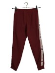 Vorschaubild 2 von Jogginghose Kinder Gr. 146 Rot Baumwolle Streifen Sportlich 31 cm