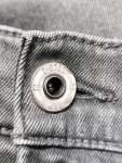 Vorschaubild 3 von Jeans Slim Fit Herren Gr. W34/50/M Schwarz Baumwolle Uni Casual Logo