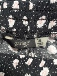 Vorschaubild 3 von Shorts Damen Schwarz Gr. 44/XXL Viskose Blumenmuster Casual Freizeit
