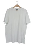 Vorschaubild 1 von T-Shirt Herren Gr. 52 Weiß Baumwolle Uni Casual Kurzarm Freizeit Logo