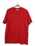 Vorschaubild 1 von T-Shirt Herren Rot Gr. 52/L Baumwolle Uni Basic Kurzarm Freizeit Logo