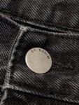 Vorschaubild 3 von Jeans Straight Leg Damen Gr. W25/32/XXS Schwarz Baumwolle Uni Freizeit