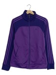 Vorschaubild 1 von Trainingsjacke Damen Lila Gr. 34/XS Polyester Streifen Sportlich Langarm
