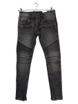 Vorschaubild 1 von Jeans Slim Fit Herren Grau Gr. W28/44/XS Baumwolle Uni Streetwear Freizeit