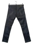 Vorschaubild 2 von Ripped Jeans Kinder Schwarz Gr. 164 Baumwolle Uni Streetwear 40 cm L30