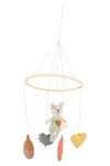 Vorschaubild 2 von Mobile Baby Kinder Maus Eichel Blätter Mehrfarbig Baumwolle Polyester 90cm