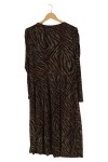 Vorschaubild 1 von Damen Freizeitkleid Gr. 38/M Mehrfarbig Tierdruck Elegant