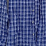 Vorschaubild 5 von Freizeithemd Herren Blau Gr. 44/XS Baumwolle Kariert Casual