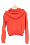 Vorschaubild 2 von Damen Sweatjacke Hoodie Rot Gr. 32/XXS Schriftzug