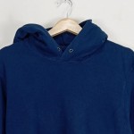 Vorschaubild 4 von Kapuzenpullover Herren Gr. 46/S Blau Baumwolle Basic Langarm Casual