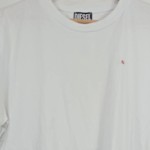 Vorschaubild 4 von T-Shirt Herren Gr. 52 Weiß Baumwolle Uni Casual Kurzarm Freizeit Logo