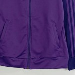 Vorschaubild 5 von Trainingsjacke Damen Lila Gr. 34/XS Polyester Streifen Sportlich Langarm