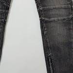 Vorschaubild 5 von Jeans Slim Fit Herren Grau Gr. W28/44/XS Baumwolle Uni Streetwear Freizeit