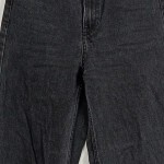 Vorschaubild 4 von Jeans Straight Leg Damen Gr. W25/32/XXS Schwarz Baumwolle Uni Freizeit