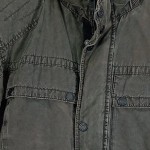 Vorschaubild 4 von Outdoorjacke Herren Gr. 52/L Grün Baumwolle Uni Langarm Polyester