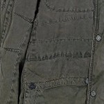 Vorschaubild 5 von Outdoorjacke Herren Gr. 52/L Grün Baumwolle Uni Langarm Polyester