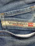 Vorschaubild 3 von Diesel Industry Hüftjeans blau Größe 38