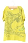 Vorschaubild 1 von Kinder T-Shirt Gr. 116 Gelb Casual mit Schlangenmotiv
