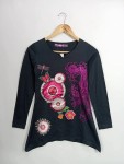 Vorschaubild 1 von Langarmshirt Kinder Gr. 146 Schwarz Baumwolle Freizeit Alltag Casual