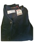 Vorschaubild 2 von Strickjacke Damen Gr. 34/XS Schwarz Wolle Uni Klassisch Business Langarm