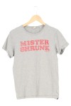 Vorschaubild 1 von T-Shirt Kinder Gr. 128 Grau Baumwolle Schriftzug Casual Kurzarm