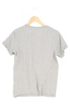 Vorschaubild 2 von T-Shirt Kinder Gr. 128 Grau Baumwolle Schriftzug Casual Kurzarm