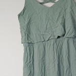 Vorschaubild 4 von Sommerkleid Damen Grün Gr. 38/M Uni Casual Freizeit Frühjahr/Sommer Träger